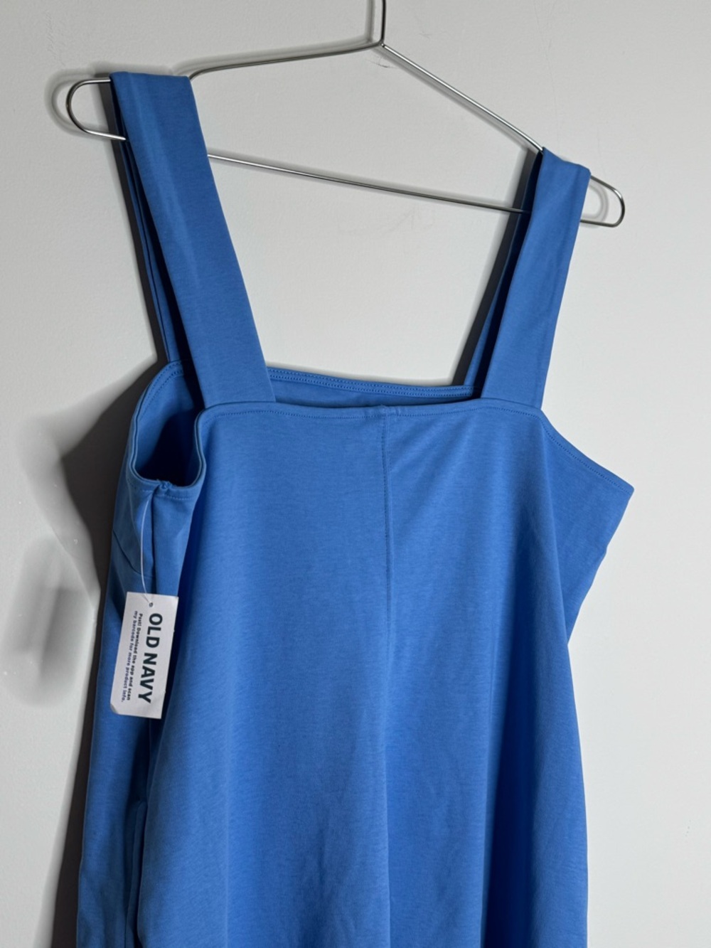 Old Navy Size M Light Blue Sleeveless Ponte-Knit Mini Dress Summer 2023 New NWT - Picture 8 of 10